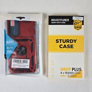 Set of 2 Phone Cases for Samsung S23 Plus Pink Red New in Packaging